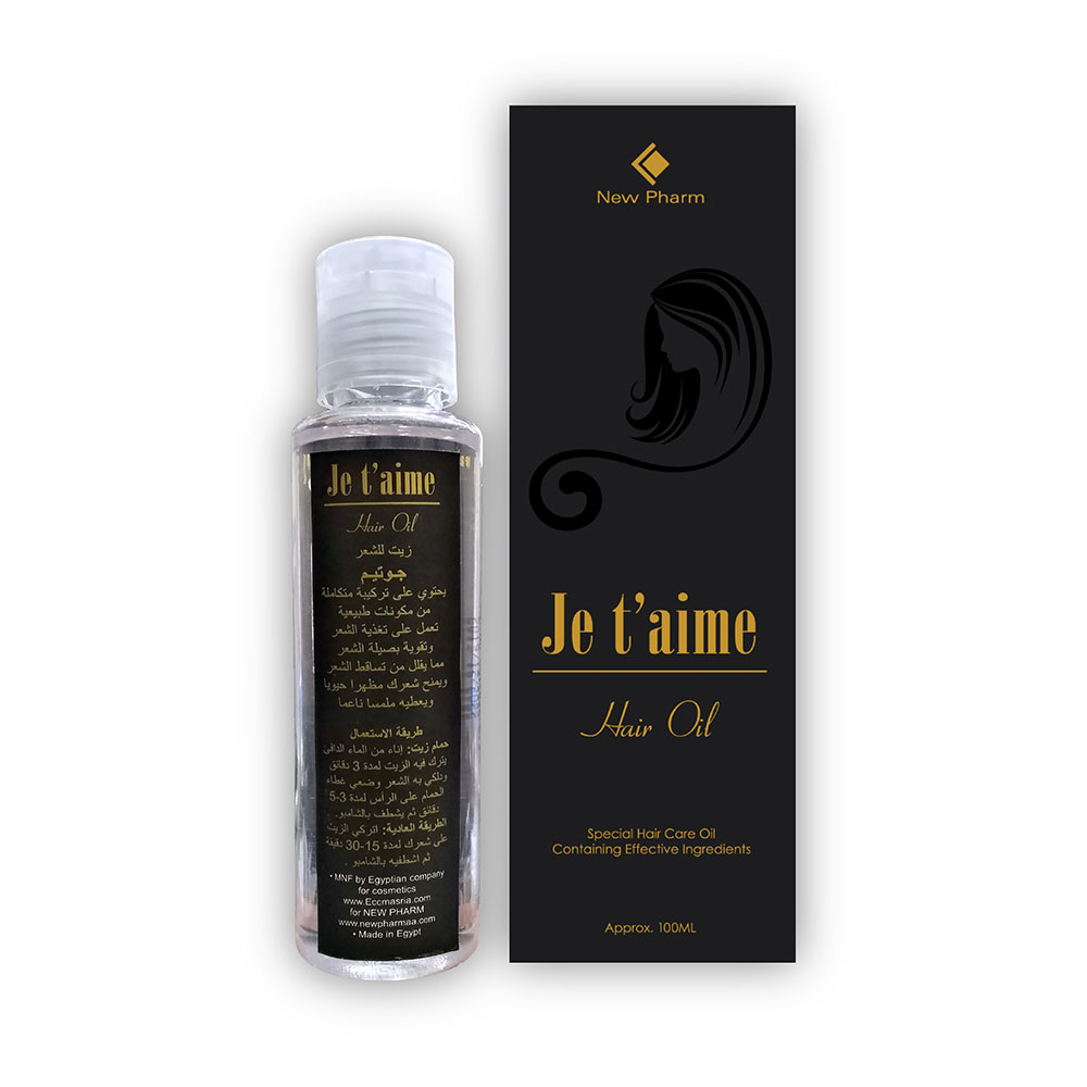 Je t`aime hair oil - black (more active ingredients 20% )